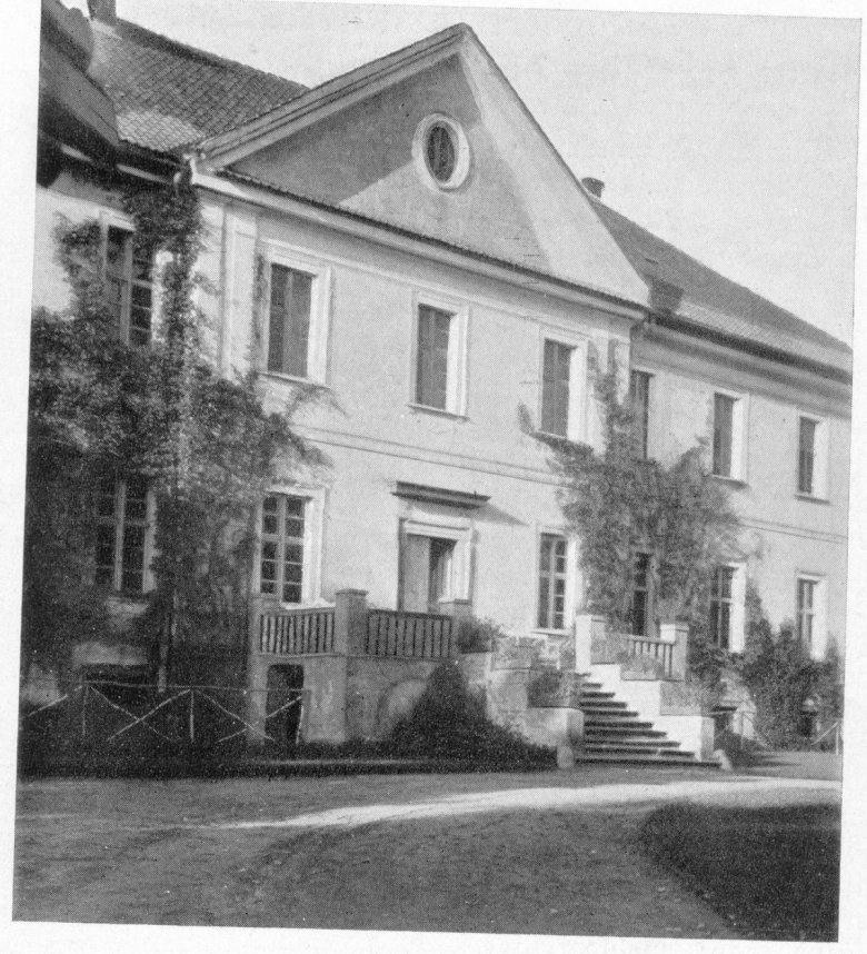 Front pałacu. Zdjęcia archiwalne