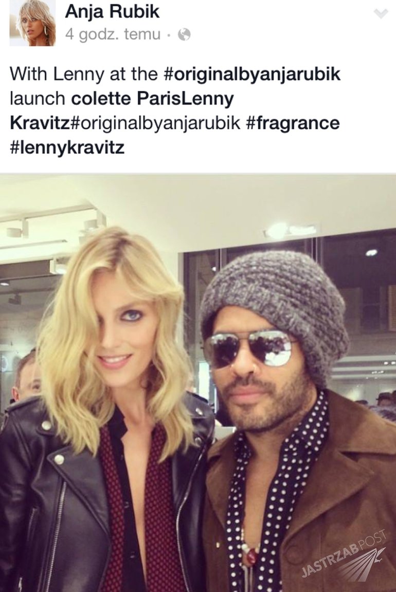 Anja Rubik na premierze autorskich perfum Original