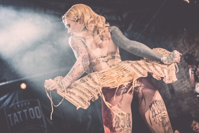 Cropp Wrocław Tattoo Konwent 2014 / Pokaz Lucky Hell
