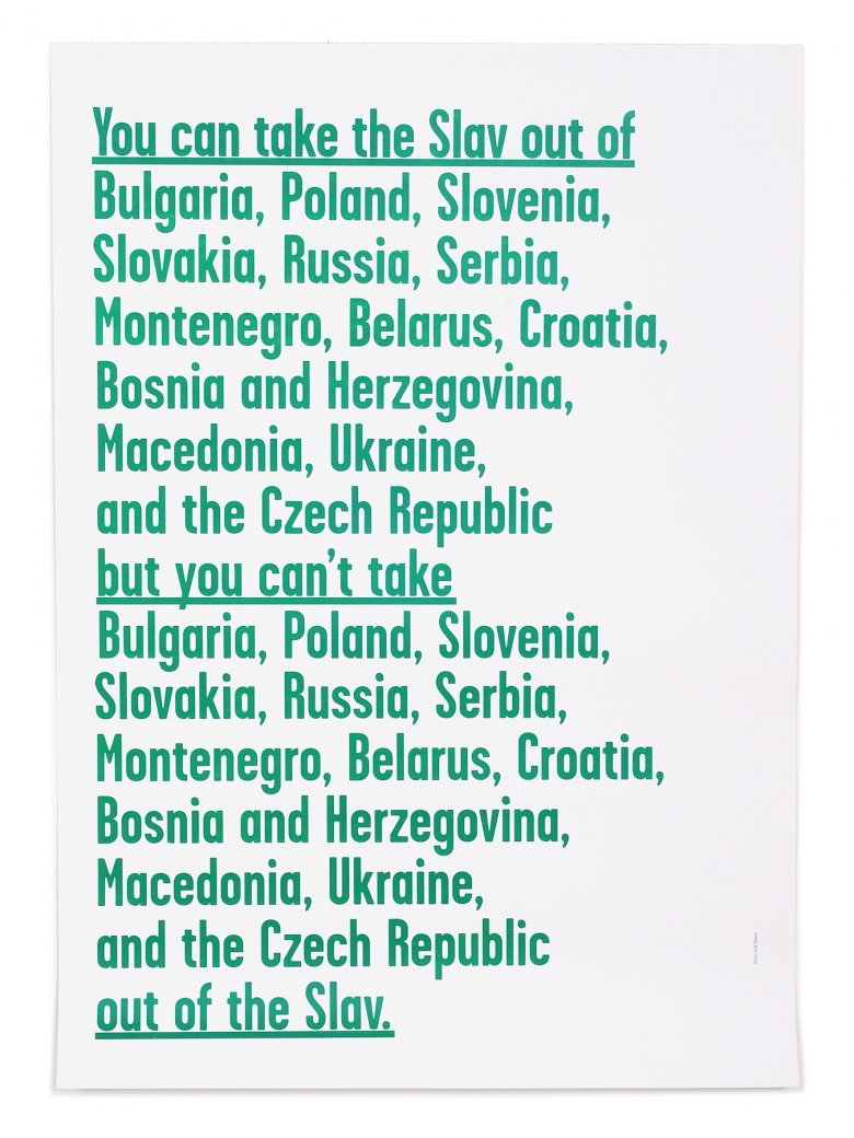 SLAVS AND TATARS, Slavs, 2012, sitodruk