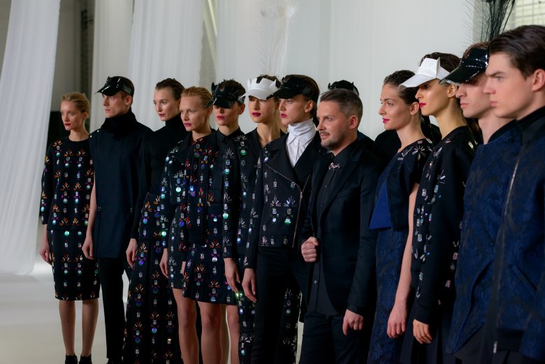 Mariusz Przybylski podczas finału pokazu