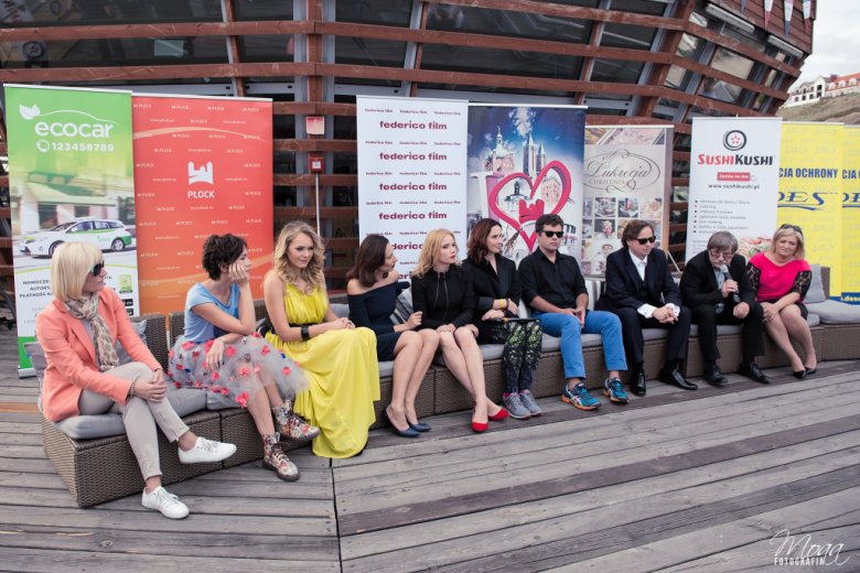 Konferencja prasowa na planie filmu „Kochaj”