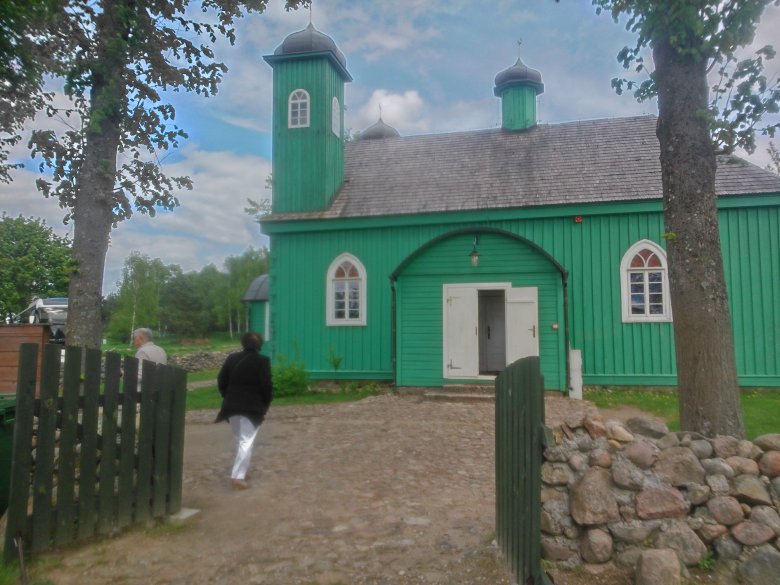 Kruszyniany - od dawna chciałem zobaczyć to miejsce i spróbować tutejszej kuchni. Na zdjęciu drewniany zabytkowy meczet.