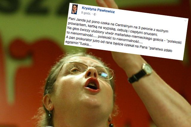 Czeka Z Suchym Prowiantem Pawlowicz Kpi Z Jandy Ktora Pragnie Przywitac Tuska Na Dworcu W Warszawie Natemat Pl