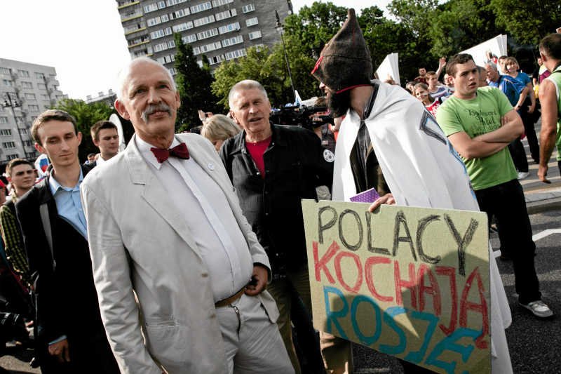Janusz Korwin-Mikke tłumaczy się z wywiadu dla kremlowskiego radia: Myślałem, że nadaje dla