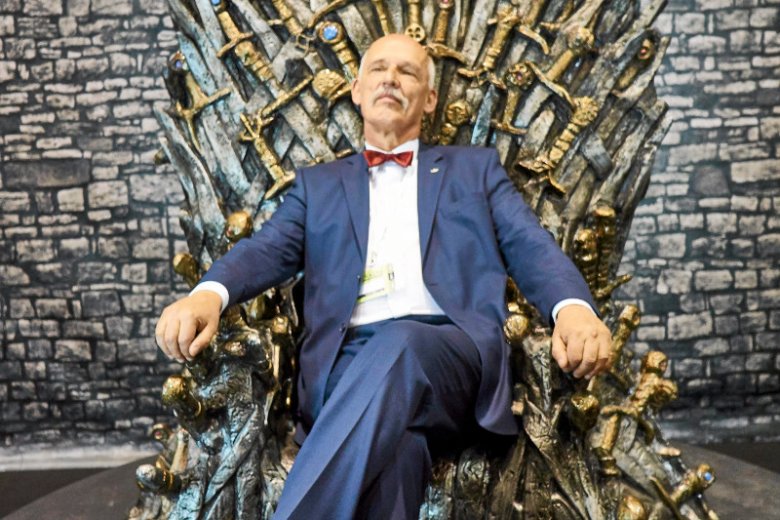Korwin-Mikke: Gra o tron nadal trwa! Prezes na Pyrkonie w Poznaniu | naTemat.pl